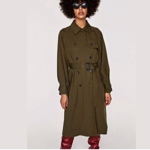Zara oversized coat xs